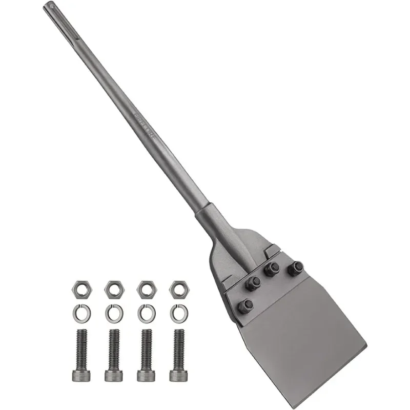 

XMSJ Floor Scraper, Firecore 6 Inch Thinset Removal Bits Scaling Chisel Tool for Rotary Hammer Drill