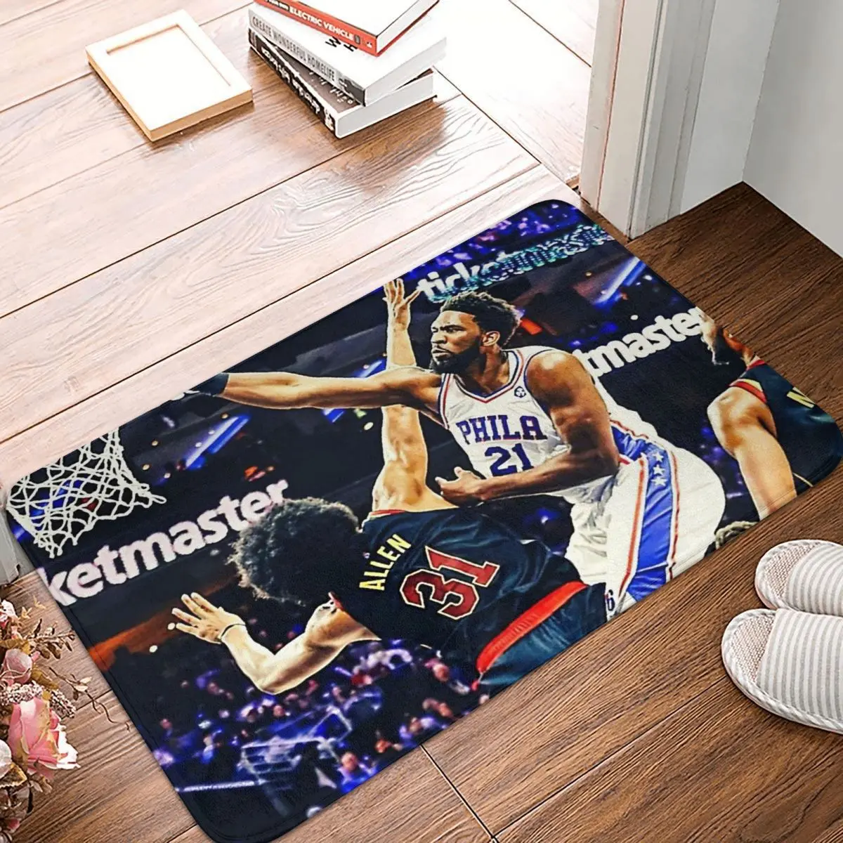 Joel Embiid Doormat Rug Carpet Mat Footpad Bath Mat Nonslip Toilet