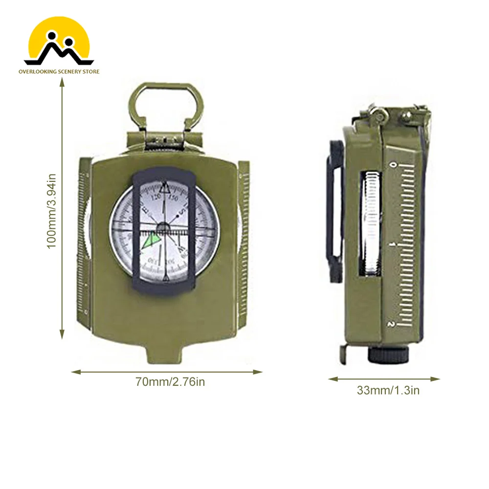 Boussole de pointeur d'extérieur pour Enfants Boussole Tout-Terrain  multifonctionnelle étanche à l'eau Lumineuse Portable de précision  directionnelle (Couleur : Blanc) Boussole : : Sports et Loisirs