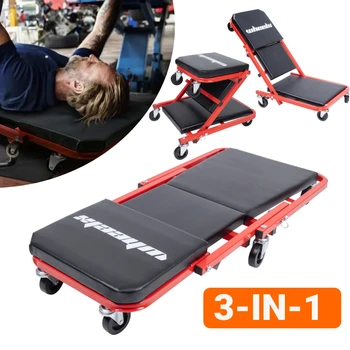 3-in-1 Rolling Mechanic Creeper 1