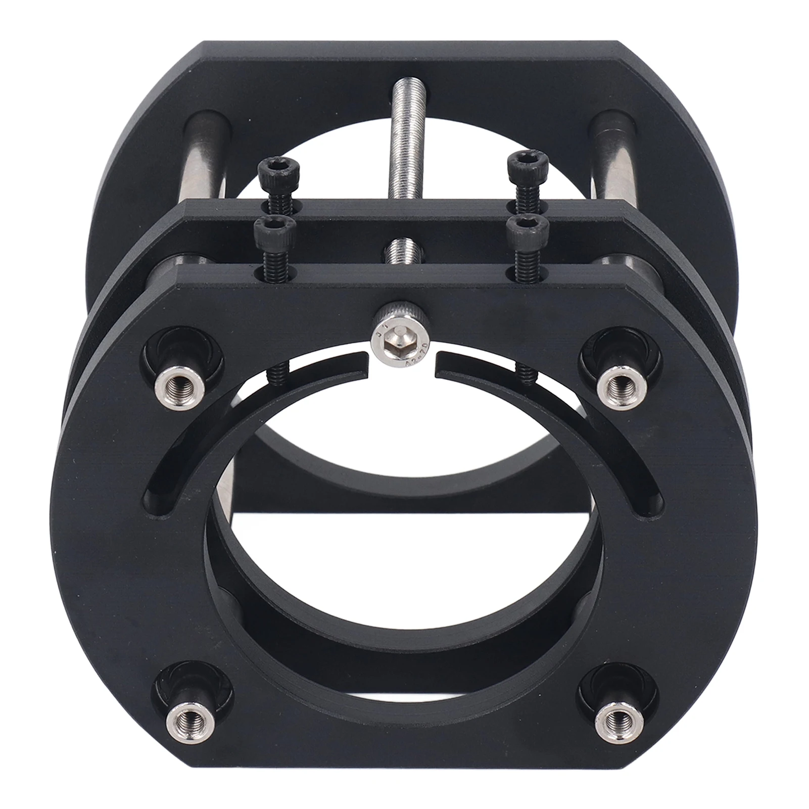 Router Lifting Stainless Steel Support Rod Rust Proof Router 4 Jaw Accurate Adjustable Height for Woodworking