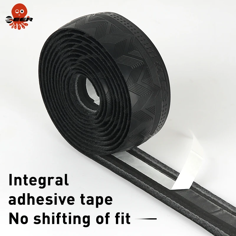 Bike handlebar tape SEER Road Bike Tapes Speed Racing Bicycle Bar Tape Handlebar Wrapper Anti-Slip Shock Absorbing EVA Breathable for Gravel Bike