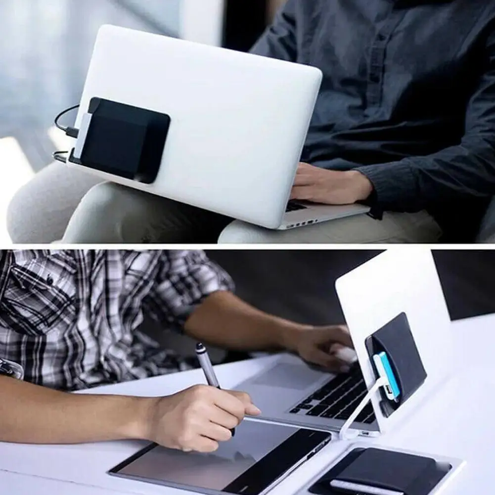 Self Adhesive Laptop Rear Storage Cover Pocket For Mouse Digital thumbnail 3