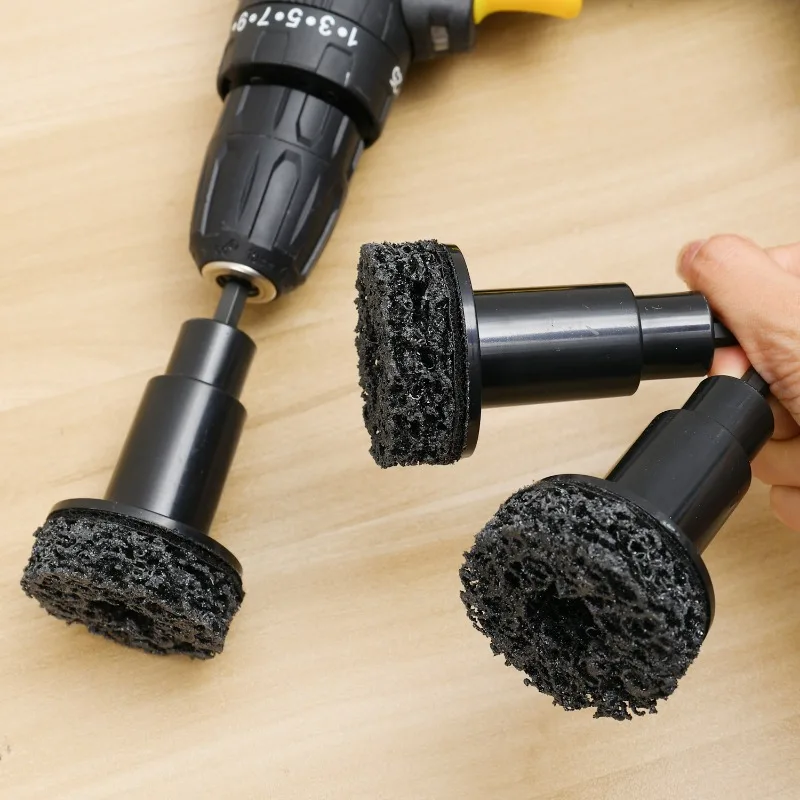 Auto Wheel Hub Brush Car Wheel Hub Grinder Rust Grinding Removal Tool Brake Grinding Cleaner Kit Rust Remover Polishing Tool