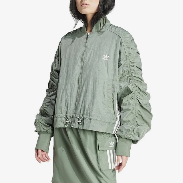 Adidas officiel véritable Trefoil femme rétro tissé veste de sport décontractée IY3421 1