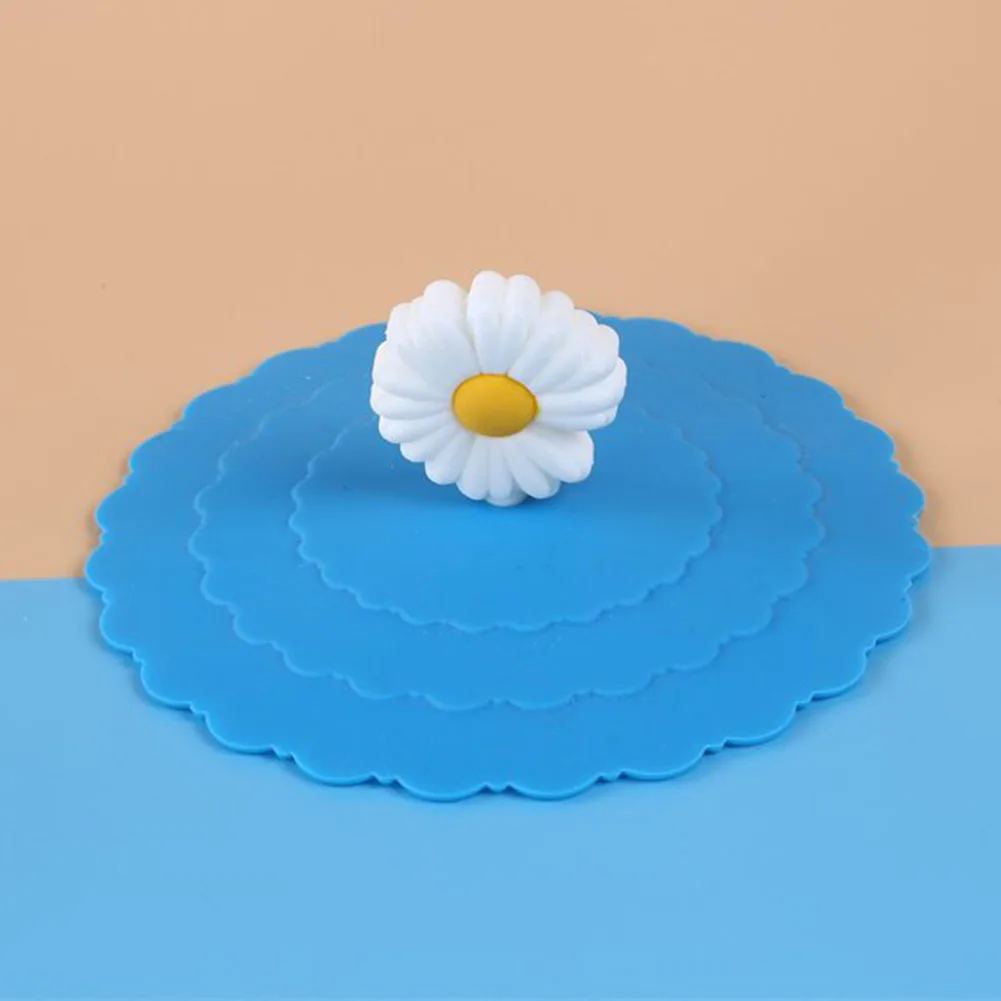 Silicone Sealed Lids Heat-resistant Sealed Coffee Cover Cartoon Food-grade Cute Funny Peculiar for Outdoor Camping Travelling