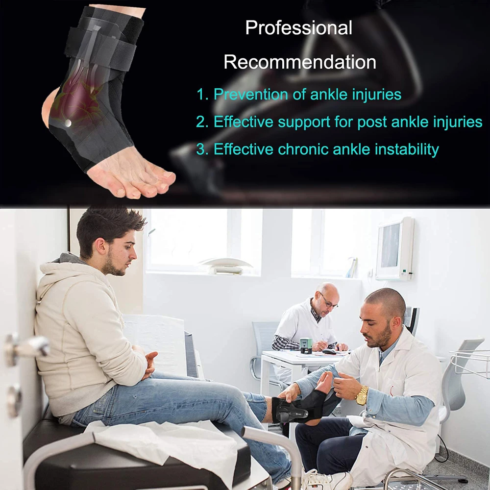 ankle brace for sprained ankles men's and women's ankle braces with side stabilizers Ankle fixing supporter ankle support ankle support ankle support brace