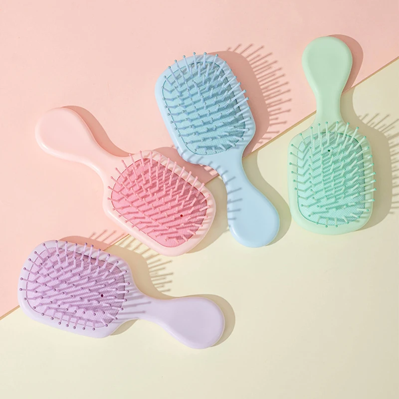 

Small Cute Leaf Comb Hair Brush Travel Kid Brush Colorful Hair Comb