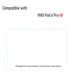 Protezione Flessibile in Vetro Temperato Premium per Tablet - Antigraffio, Chiara, Facile Installazione, Confezione da 2