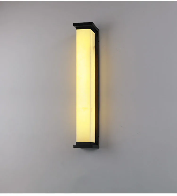 Description Picture 3 of itemModern Stainless Steel LED Wall Light Waterproof IP65 85~265V Lmitated Marble Porch Lamp For Outdoor street path sconce Lighting