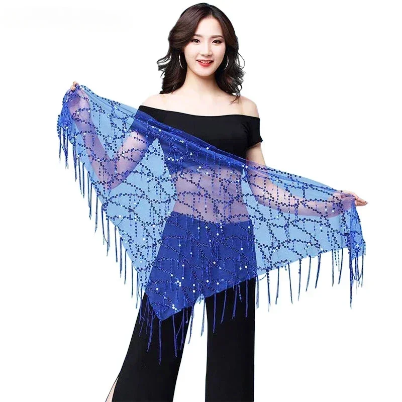 

New Style Belly Dance Costume Belt Sequins Tassel Indian Belly Dance Hip Scarf for Women