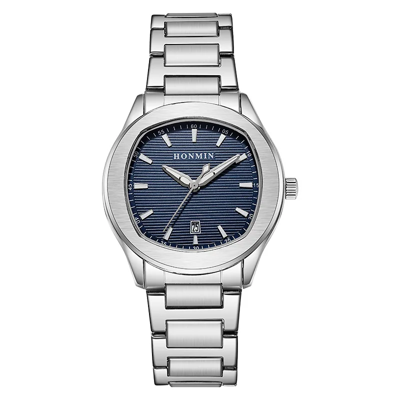 Classic Brand Fashion Leisure Business Luxury Stainless Steel Men's Quartz Watch