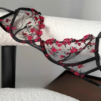black-red-bra-only