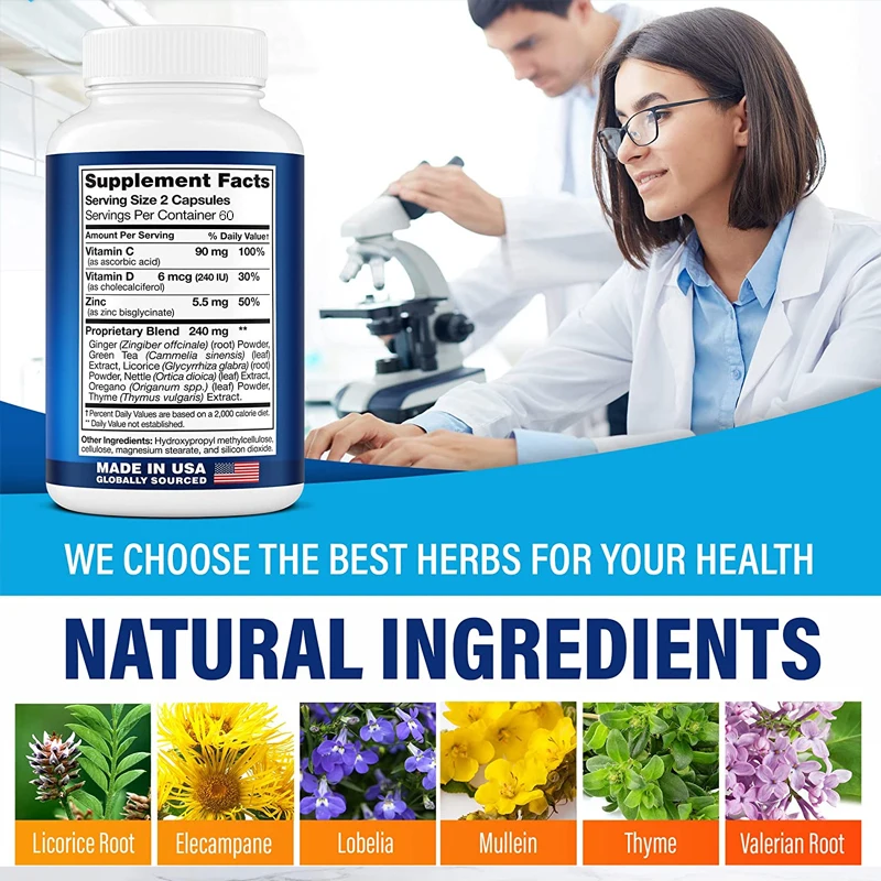 USA Smoking Quit Aid with L-Tryptophan To Help Clear Lungs & Quit Smoking Stress Relief