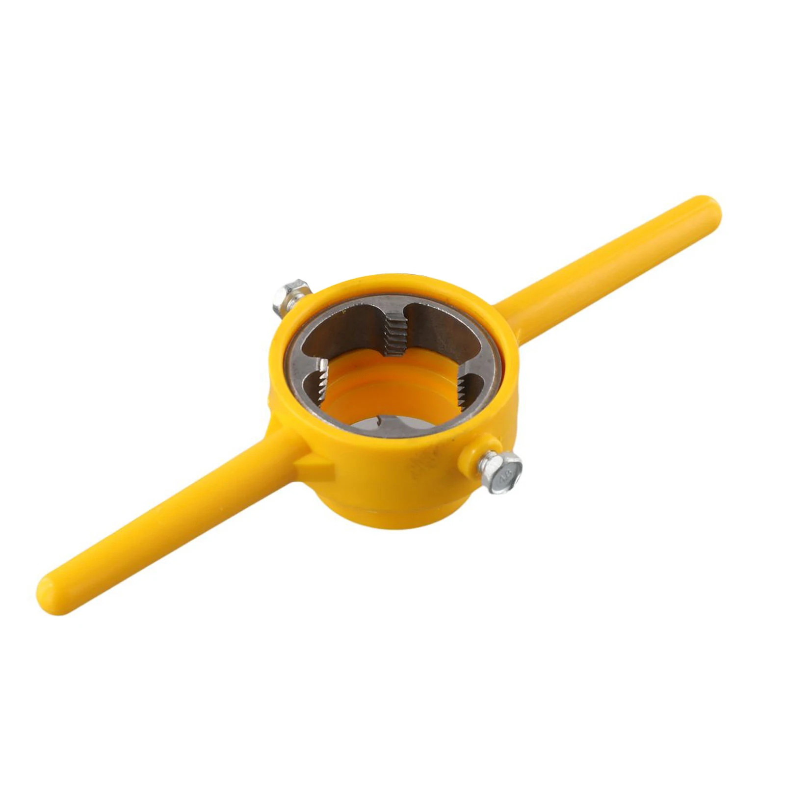 Thread Tool Maker Pipe Threader Handle Tools 200mm Total Length Yellow NPT Thread 33mm Upper Diameter 1inch 3/4
