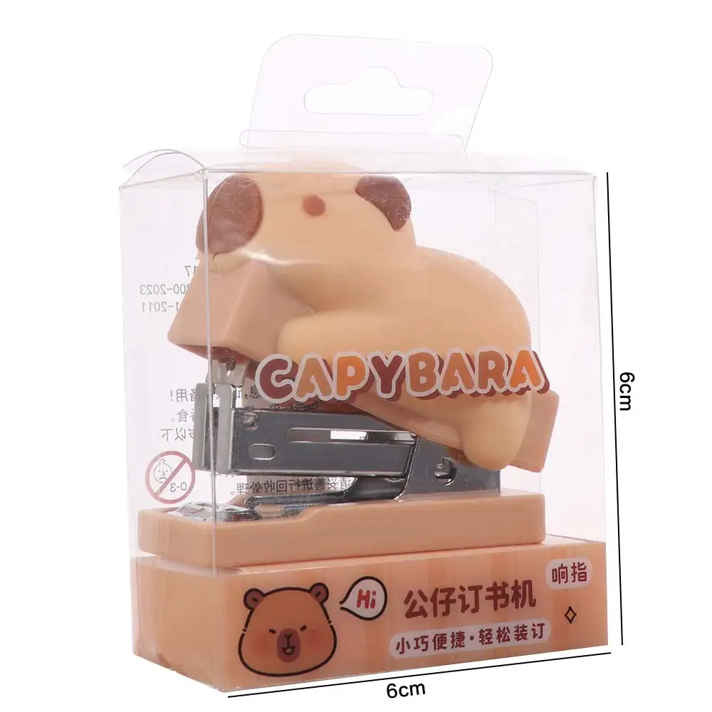 손쉬운 노동 절약 스테이플러 세트, 예쁜 카피바라 스테이플러 세트, 교사 학생용 제본기