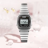 SKMEI Fashion Sports Digital Watch For Women Small Dial Top Brands Luxury 3Bar Waterproof Ladies Watches Relogio Feminino