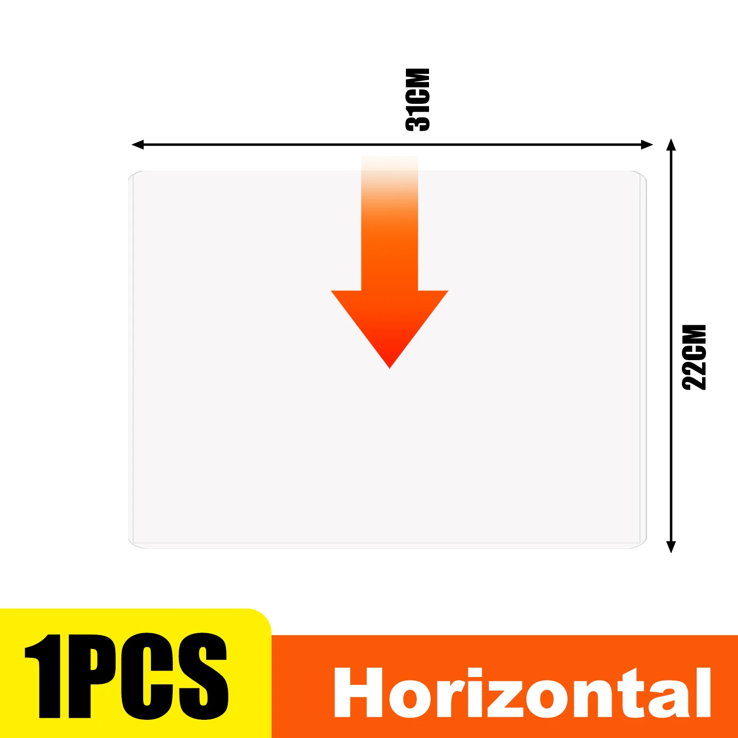 1–4 Stück transparente Taschenordner im A4-Format, Kunststoff-Dokumente, Ablage, Aufbewahrungstasche, dicke Aufbewahrungsordner, vertikal/horizontal