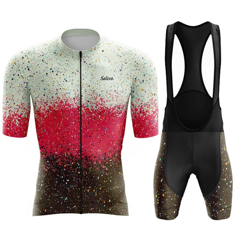 2024 Salexo Cycling Jersey Sets Men's New Summer Bike Clothing Short Sleeve MTB Bike Suit Bicycle Clothes Ropa Ciclismo Hombre 2
