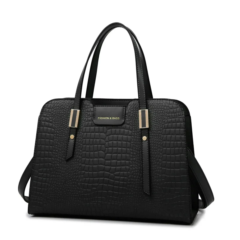 Set di borse da donna Borse con manico superiore a tracolla in pelle PU goffrata - immagine 6