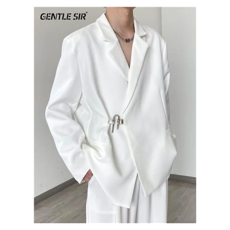 Description Picture 6 of itemCasual suit jacket for men in spring and summer,  design that is niche. Instagram trendy and handsome men's white suit
