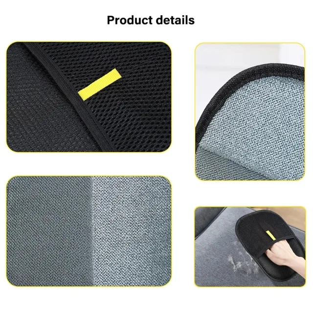 Efficient Pet Hair Cleaning Gloves Depilation Brushing Tools For Dog Cat Grooming Soft Brush Removes Hair From Sofa Carpet 5