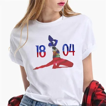 Haiti Tee women designer t-shirts girl harajuku comic designer clothing 1