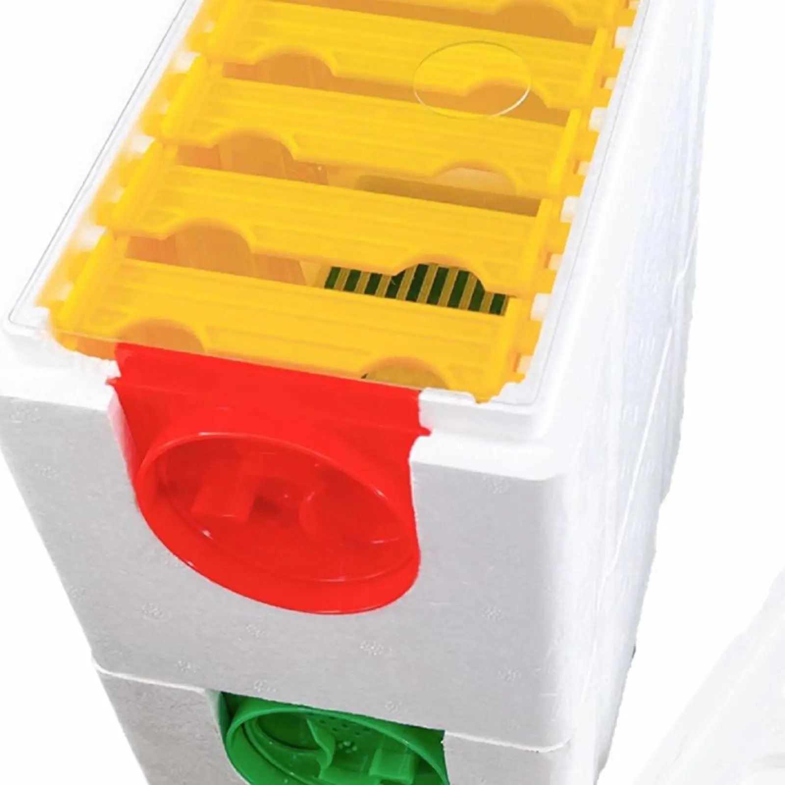 Foam Hives Box Double Layer Harvest Pollination 10 Frames DIY Beekeeping Hives