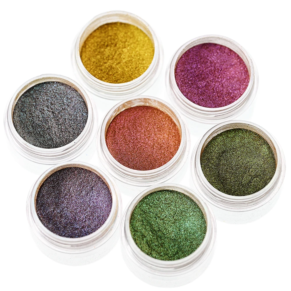 Nail powder nail pigment nail glitter nail decoration 3D Chameleon Magnetic Glitter Dust Cat Eye Chrome Pigment DIY Craft Supplies