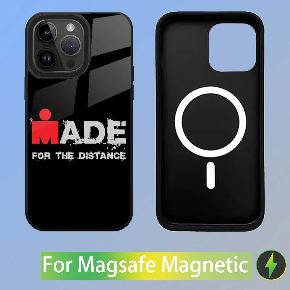 Triathlon Swim Bike Run Tri Life Phone Case with Magnetic Wireless Charging