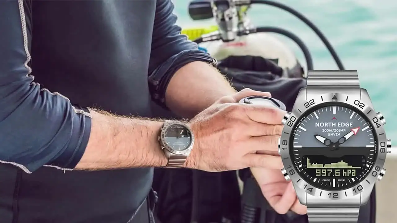 NORTH EDGE Reloj – Pantalla digital con altímetro, barómetro y brújula