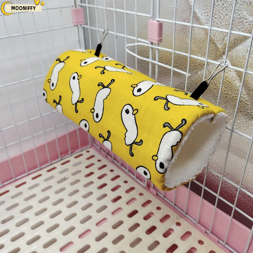 Warm Hamster Cage Bed Toy Guinea Pig Tunnel Tube Chinchilla