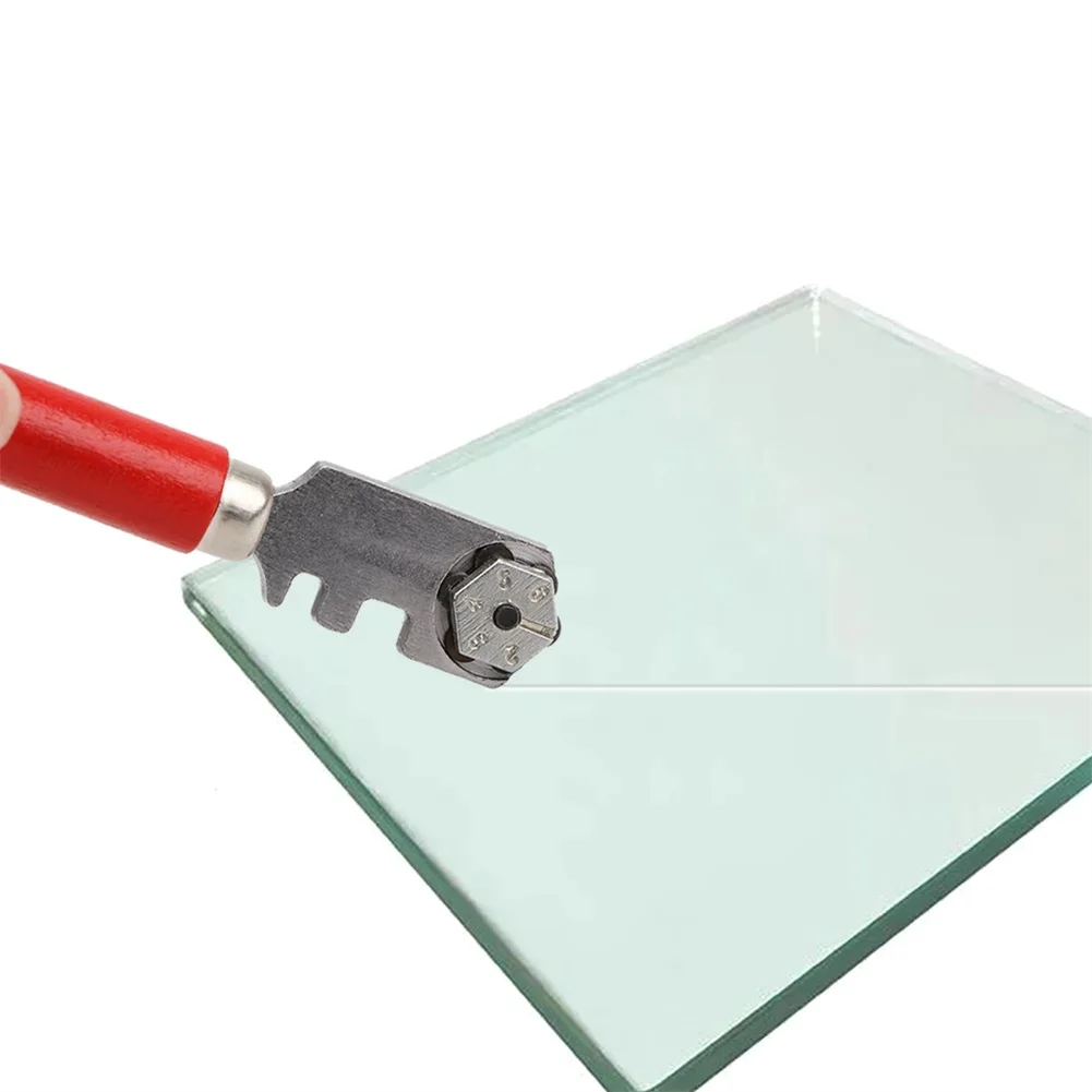 Cutting 6-12mm Glass Cutter Glass Cutter Easy To Operate For Householdcutting Work Handle Material Wood