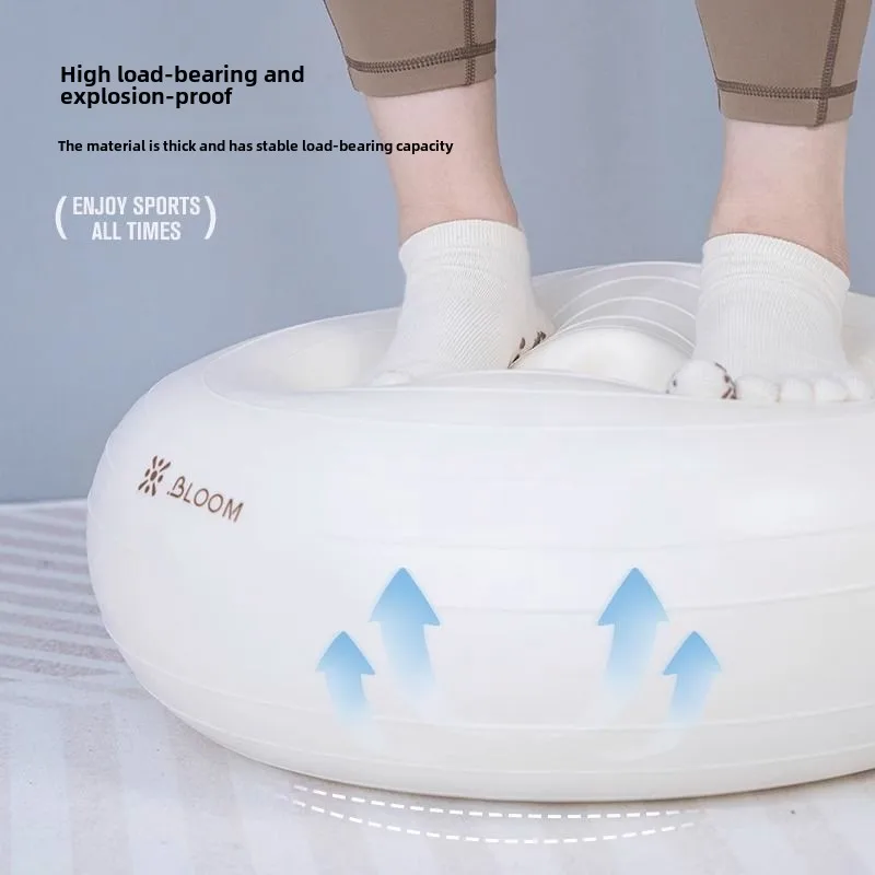 Donut Yoga Ball Thickened Explosion-proof Sports Postpartum Rehabilitation Training Apple Ball Pilates Fitness