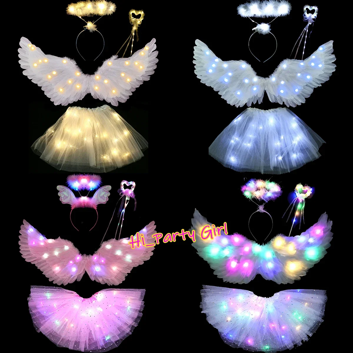 LED Angel Wings Set 2