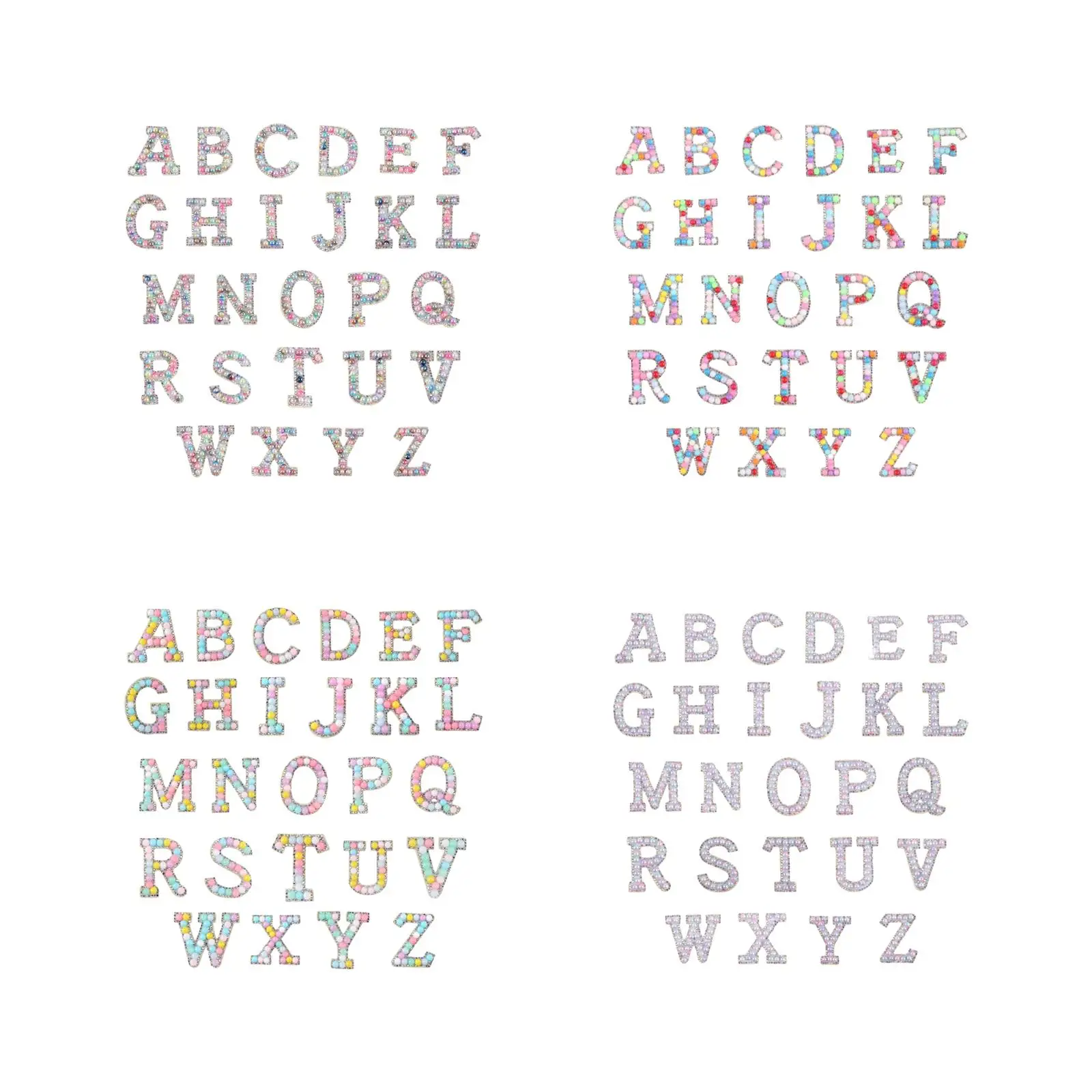 

26 шт., Детские нашивки с буквами