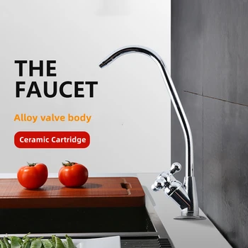 Rubinetto del depuratore d'acqua, rubinetto filtrato facile da installare senza piombo adatto al sistema di filtrazione ad osmosi inversa rubinetto RO da cucina 1