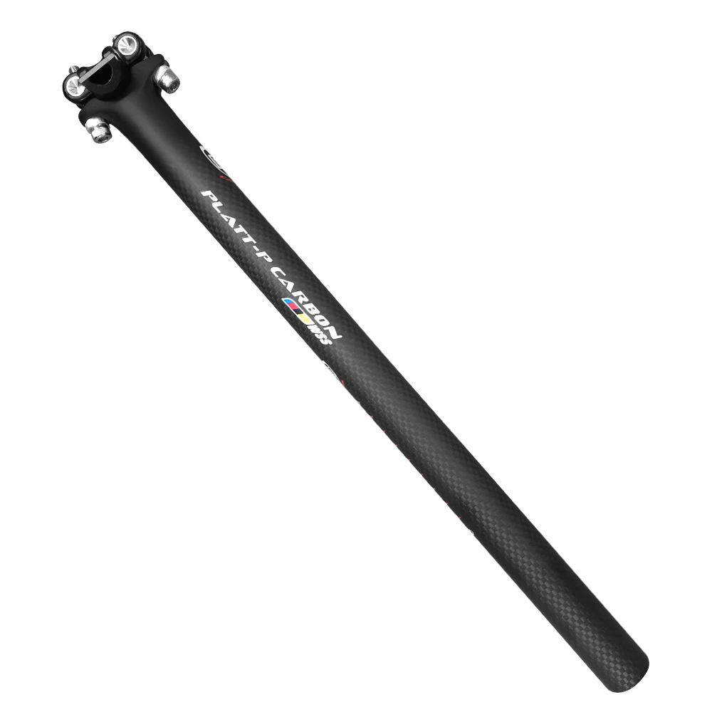 Carbon Bicycle Seatpost 27.2/30.8/31.6mm Matte Black MTB/Road Bike Seat Post Length 280mm Seat Tube Bicycle Parts