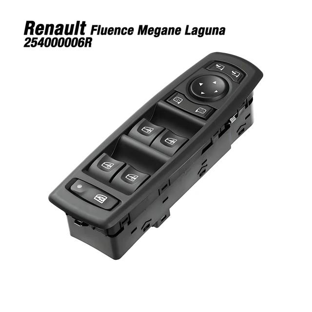 Interruptor De Ventana Eléctrica Para Renault Mégane III Coupé - Botón Lado Conductor, Número Pieza 809610009R