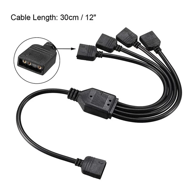 RGB LED splitter and extension cable