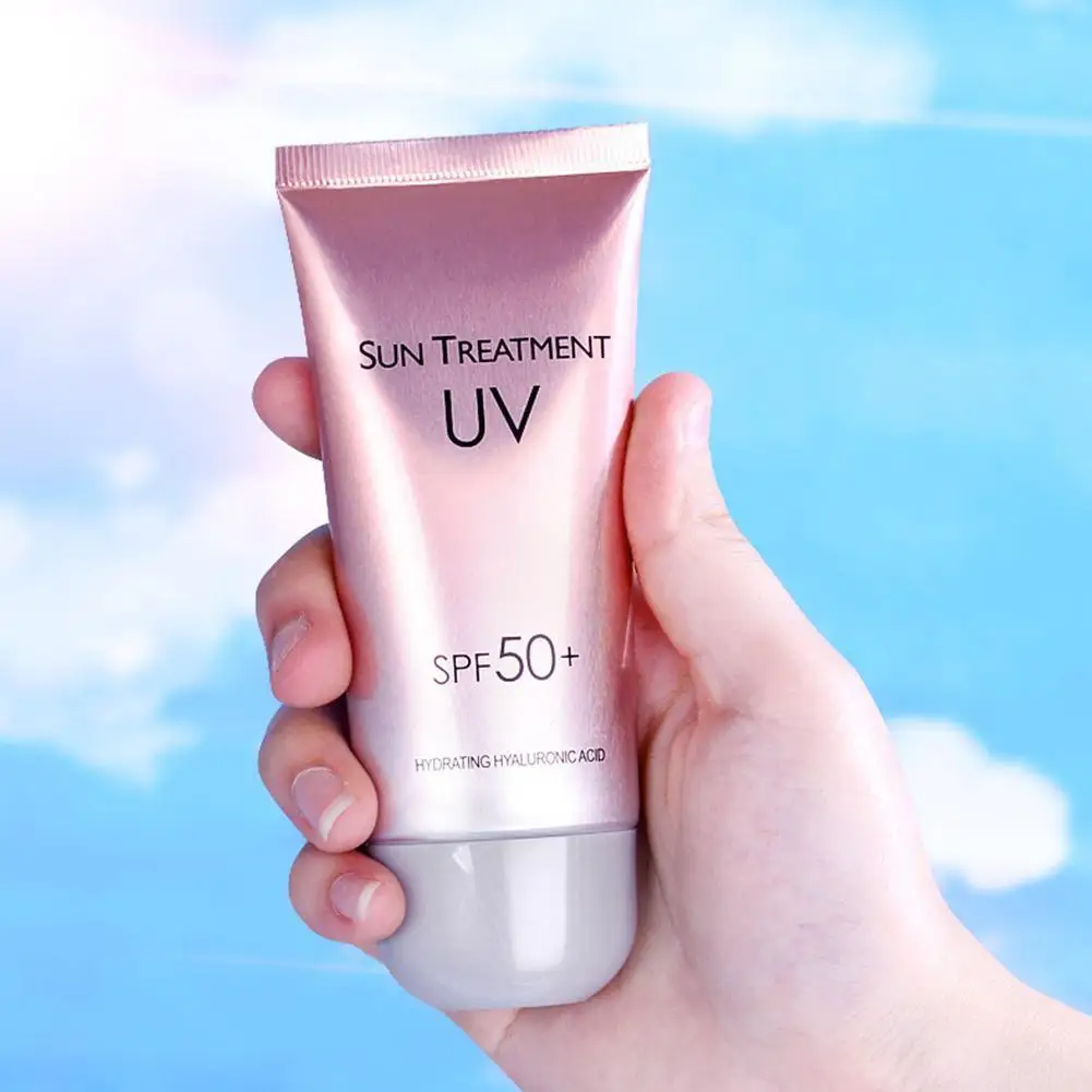 Face Body Sunscreen SPF 50+Sunscreen Whitening Sunblock Anti-Aging Protective Skin Cream Moisturizing Care 60g Oil-control E3G1