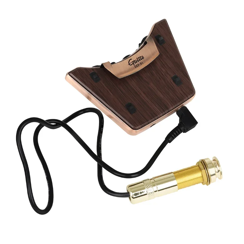 

Acoustic Guitar Sound Pickup Free Hole Dual Pickup Modes External Resonant Double Pickup Musical Instrument Accessories