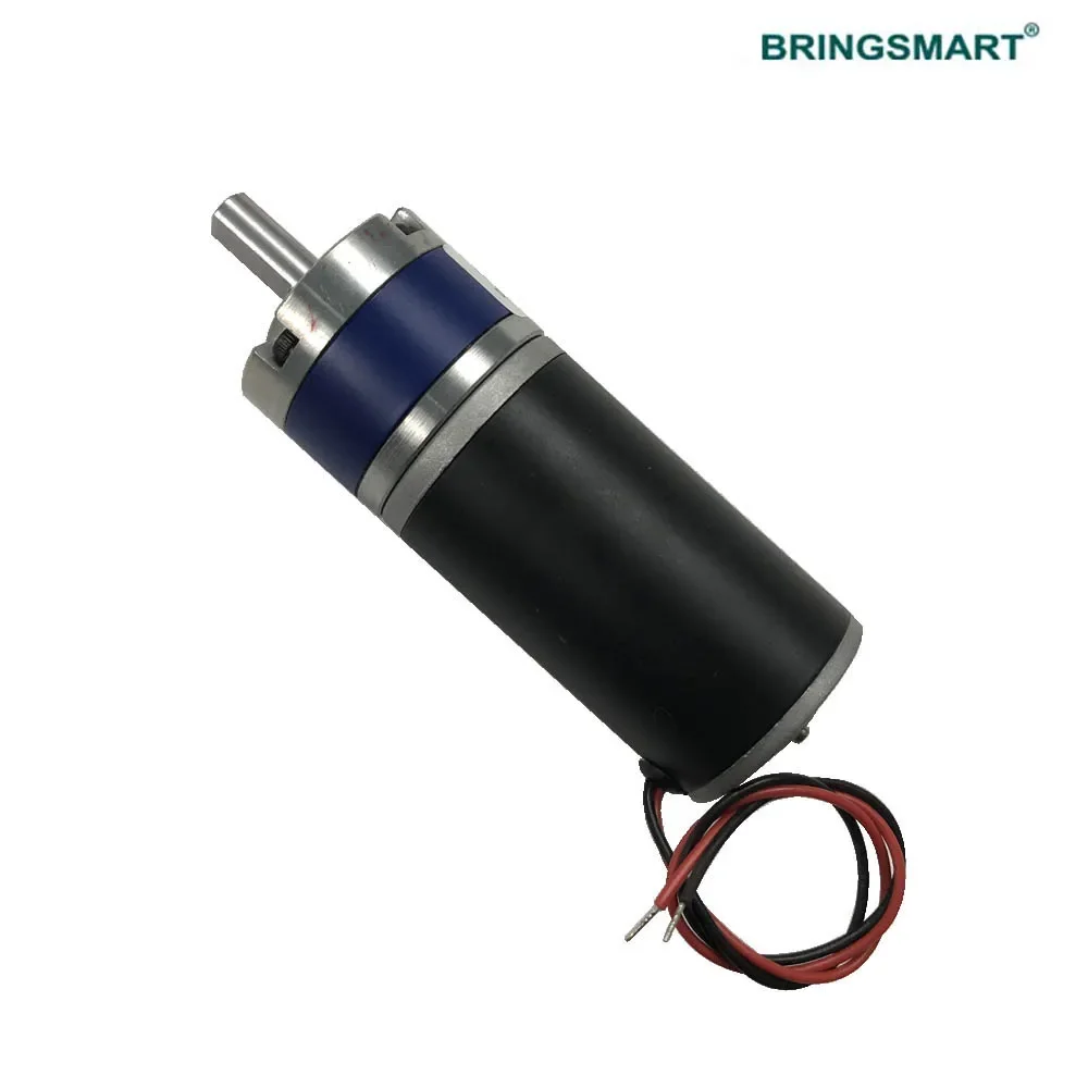 Bringsmart 올 메탈 유성 기어 모터, 마이크로 기어 감소, DC 모터, 강철 튜브 모터, 맞춤형 12V, 24V, 큰 토크, 36mm