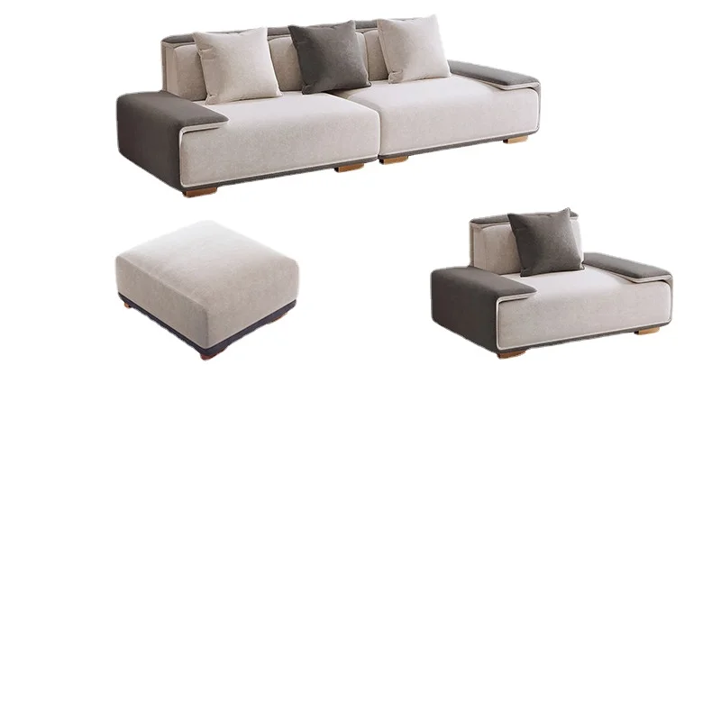 

ZF Nordic Light Luxury Fabric Sofa Living Room Small Apartment Modern Minimalist