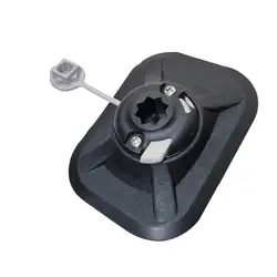 Inflatable Boat & Kayak Fishing Rod Holder with Glue-On Mount Pad (1 Piece)