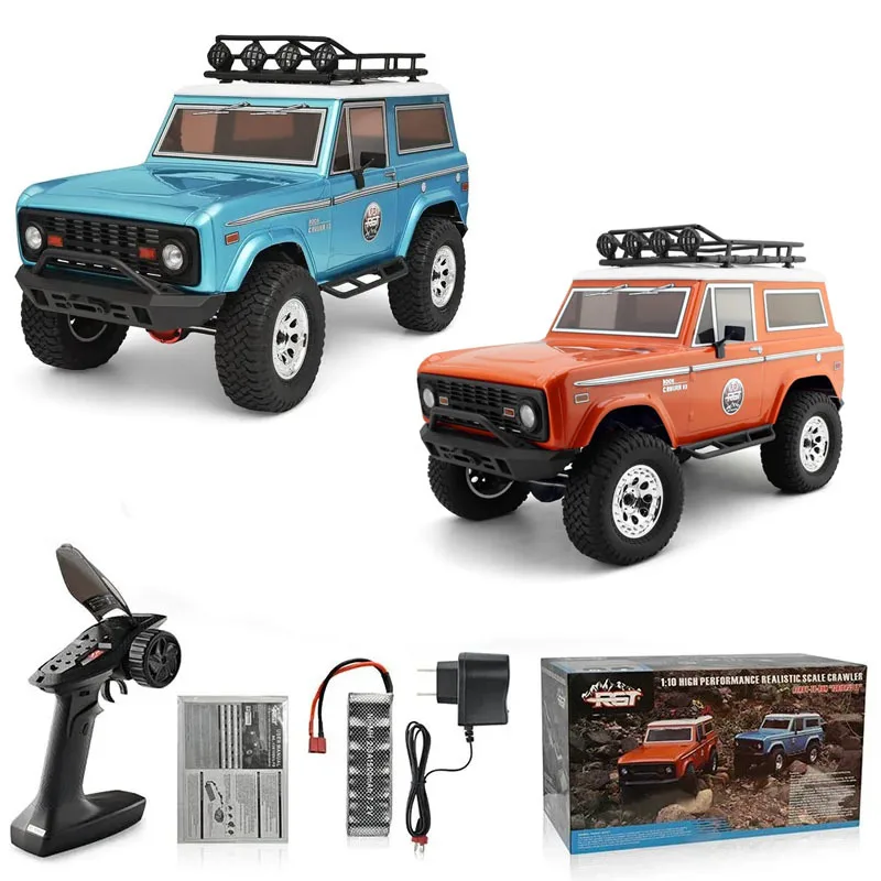 Ruitai Rgt 2,4g 1/10 4wd Rc Ford Bronco, четыре ведущих автомобиля для скалолазания, детский праздничный подарок, игрушечный автомобиль с дистанционным управлением
