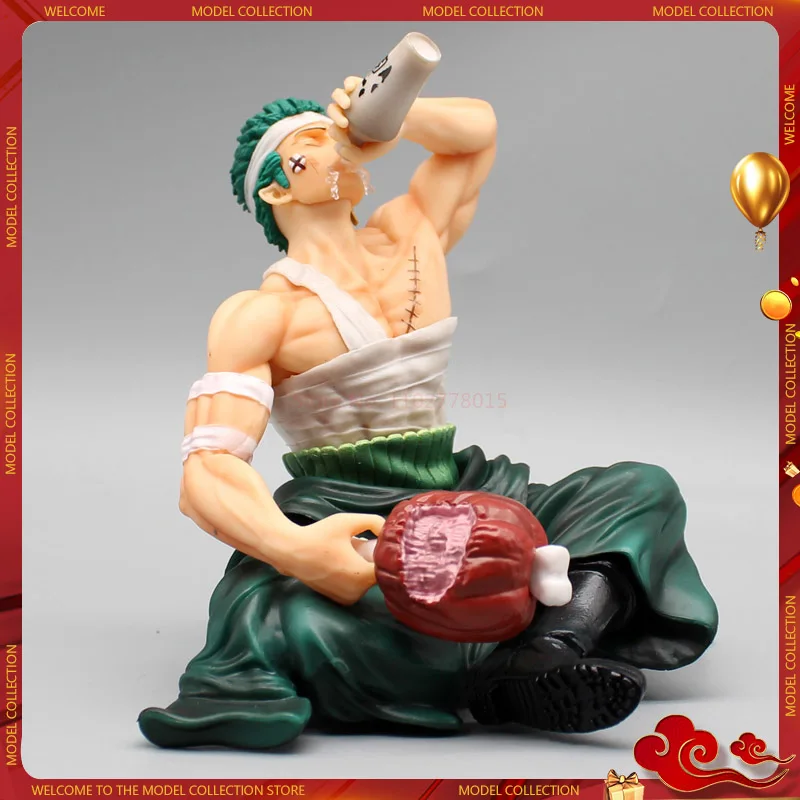 

Фигурка роноа Зоро из аниме One Piece, 14 см, экшн-фигурка, Коллекционная модель, украшения для стола, подарки