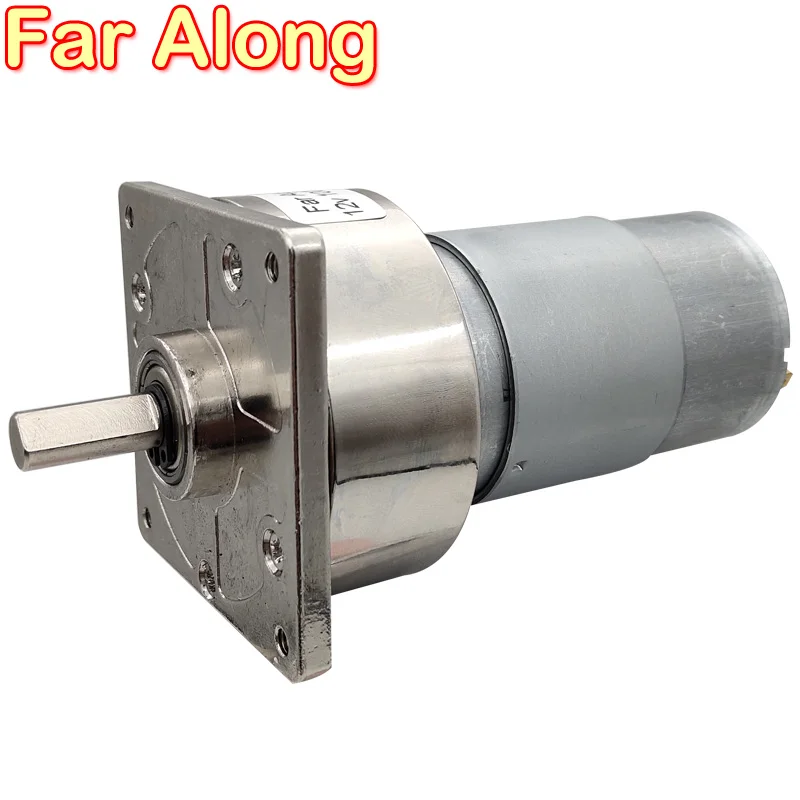 Low Speed High Torque DC Geared Motor 12V 24V Reversible And Adjustable ...
