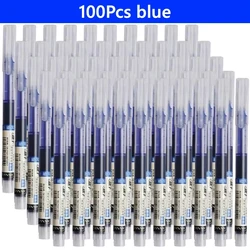 Set of 10 High - Quality Needle Tip Gel Pens - Kawaii Stationery for School and Office Writing (100pcs blue)