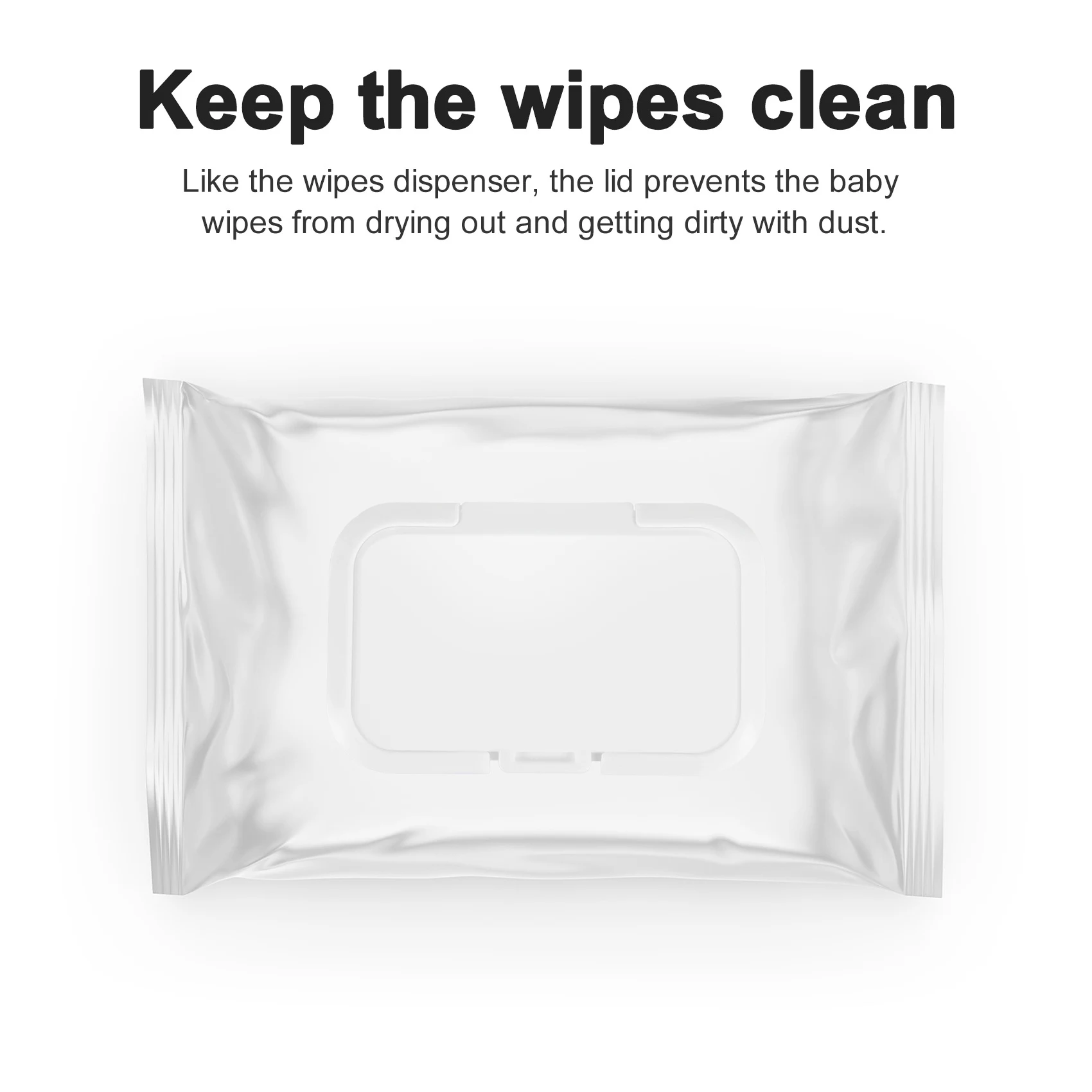 Baby Wipes Lid 10Pcs Reusable Baby Wet Wipes Cover Tissues Box Wet Paper